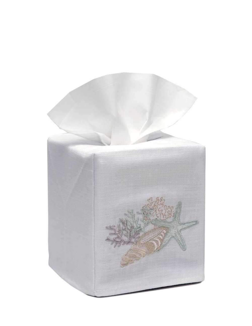 Rosecliff Heights Allegheny Shell Tissue Box Cover | Wayfair