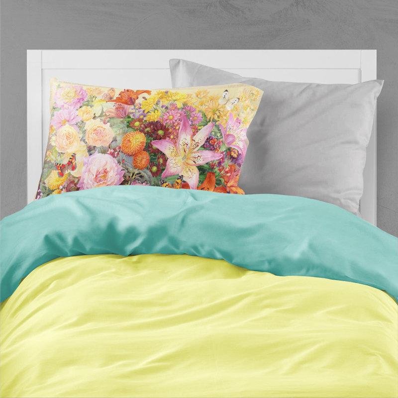 Taie d’oreiller floral automne