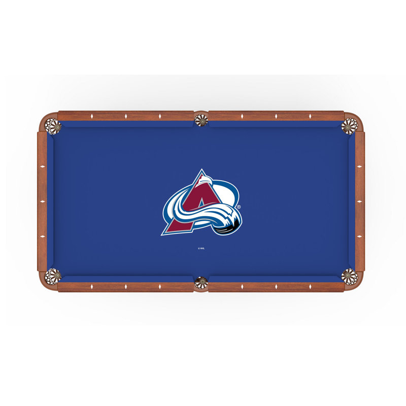 Chiffon pour table de billard NHL, 108 po, Colorado Avalanche