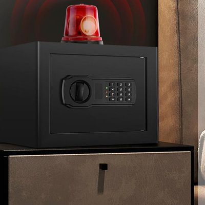 Fire Safe with Fireproof Document Bag, Digital Security Safe with Combination Lock, Home Safes Waterproof for Documents, Sensor Light, Combination Lock