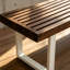 Banc de patio en bois d'acacia-1628792843