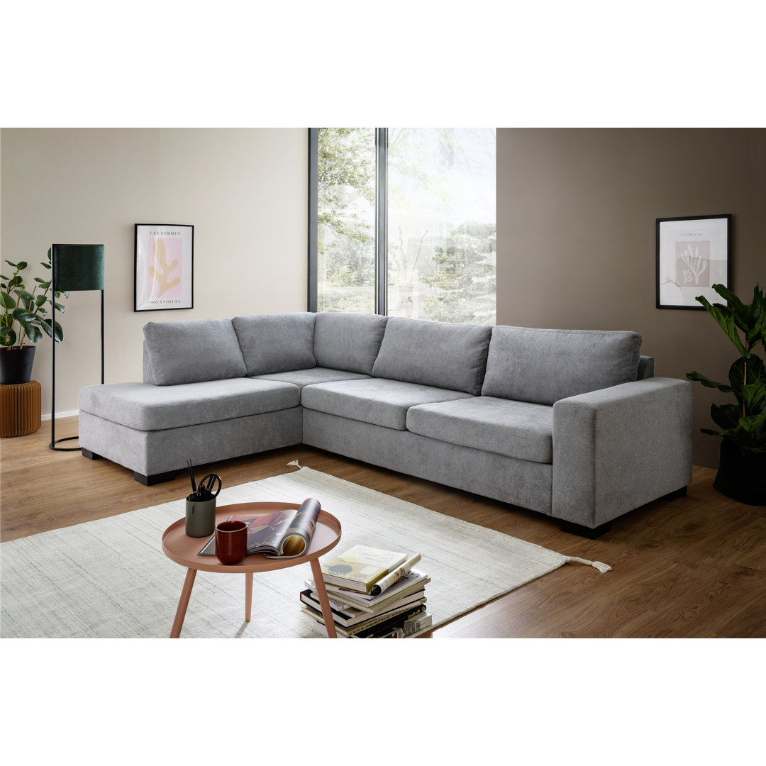 Gepolstertes Sofa und Recamiere