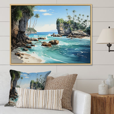 " Thailand Island Retreat II " Mixed Media Print