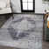Regis Bohemian Medallion Machine-Washable Purple/Cream Rug