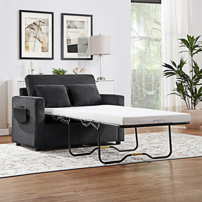 Canapé-lit avec matelas pliable