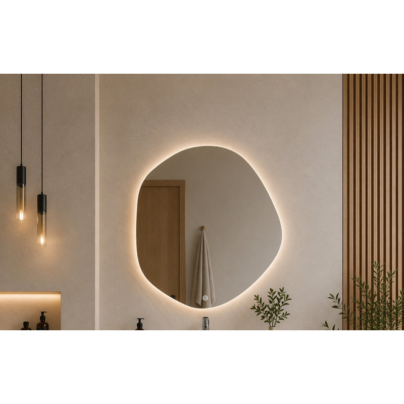 Infinity Round Lighted Mirror