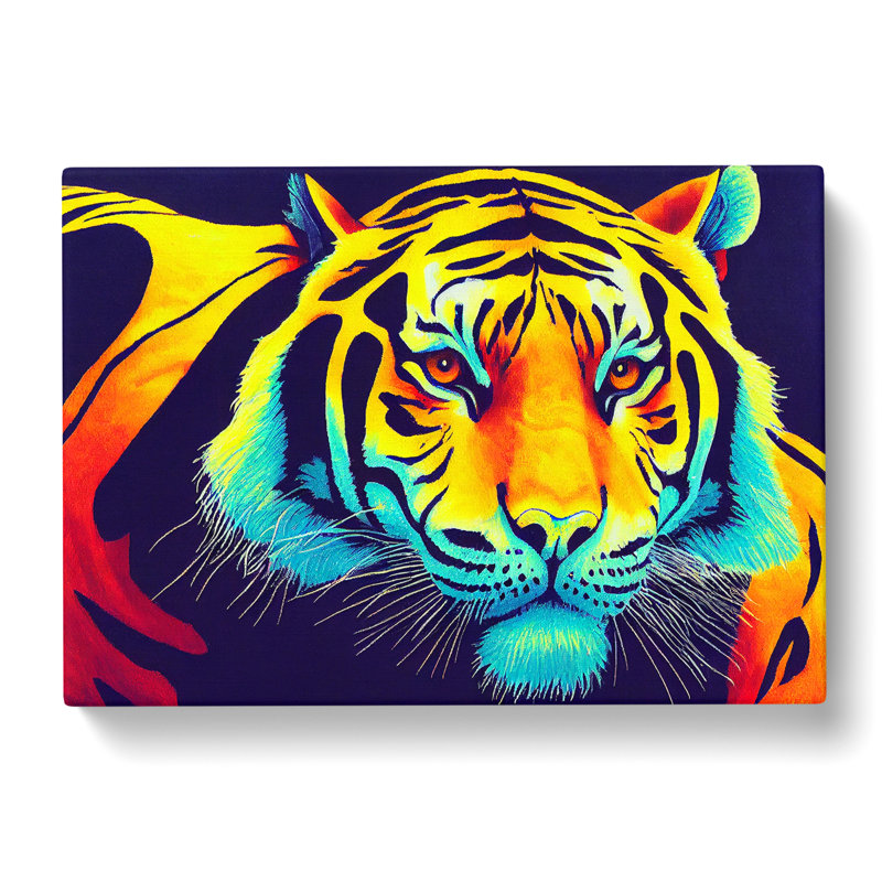 Tiger Vol.4 - Wrapped Canvas Print, 35cm H x 50cm W x 3cm D