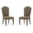 Extendable Trestle Dining Table With 4 Upholstered Side Chairs-663911463