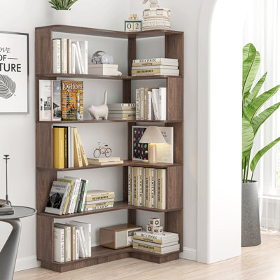 Corner Bookshelf For Living Room