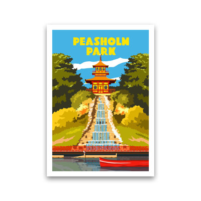 Peasholm Park by Richard O'Neill - Print