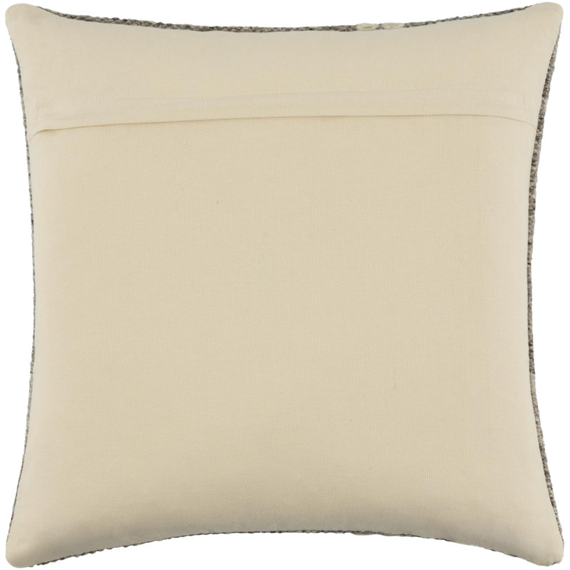 Jundah Accent Pillow, Gray, Square 18", Pillow Cover Only - No Insert