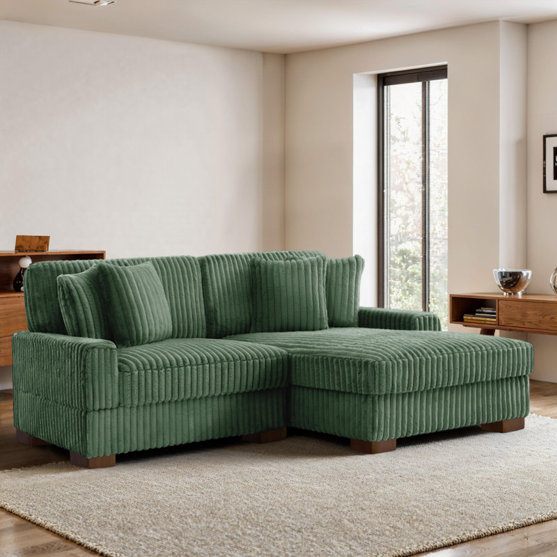 Modular Corner Sofa, Green