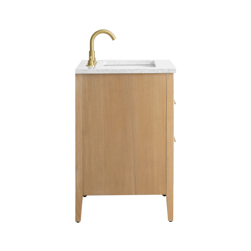 Emma 24" W Single Vanity, Classic Oak