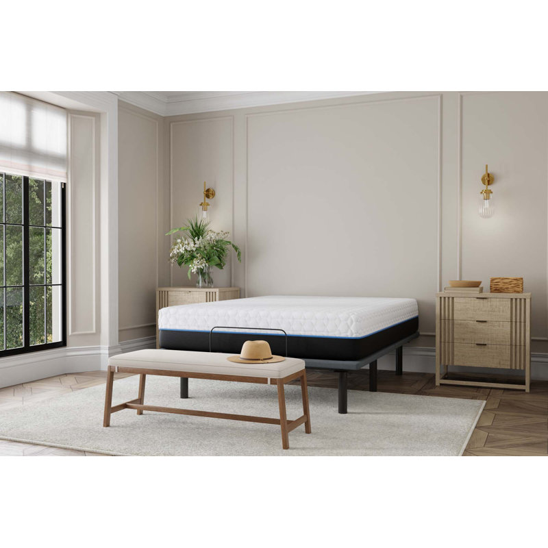 Matelas en mousse viscoélastique 12 "Copper Lux, Très grand californien