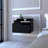 Floating Nightstand Chester, Bedroom, Black-262135121