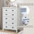Joelle 5-Drawer Dresser with Interlock Drawer Safety Feature, Pre-assembled Metal Roller Slide-654863606
