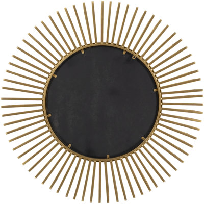 Melfa Metal Sunburst Mirror