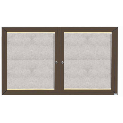 AARCO No Vinyl Wall Metal Bulletin Board