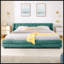 Très grande base de lit tapissier avec tissu chenille épais, tête de lit confortable et tiroir de rangement pour les chambres modernes-131377628-131377630