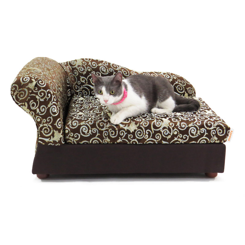 Canapé pour chien pour animaux Cleopatra, Brun chocolat