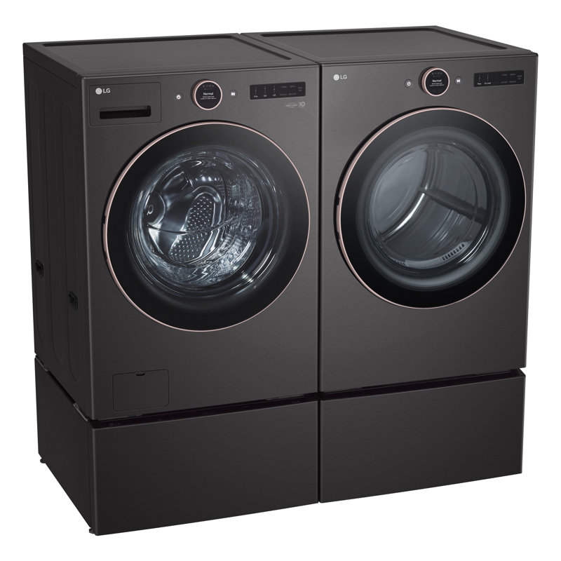 LG Mega Capacity Smart Front Load Energy Star Washer with TurboWash® 360® and AI DD® Built-In Intelligence, 5.0 cu. ft.
