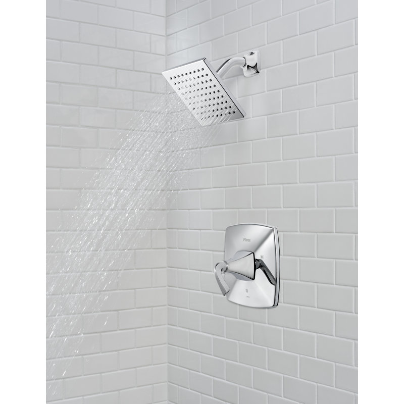 Bronson 1-Handle Thermostatic Tub and Shower Faucet, Polished Chrome