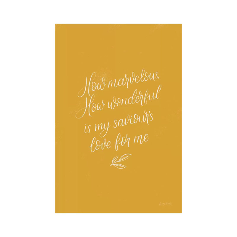 Sunday Hymn V by Becky Thorns - Wrapped Canvas Print, 20.32 cm H x 30.48 cm W