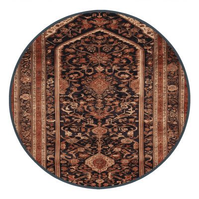 Tapis brun lavable à la machine