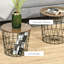 Table d'appoint ronde avec plateau amovible