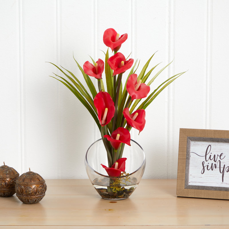 Arrangement in Vase, Red