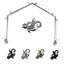 Ensemble de tringle à rideaux simple et quincaillerie à 4 côtés Rexford-398672301-314796323
