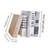 Nordic-Style Decor Book for Bookcase (Set of 5)