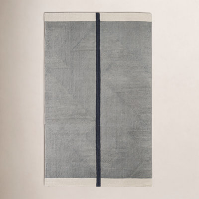 Nio Handmade Gray/Black/Ivory Rug
