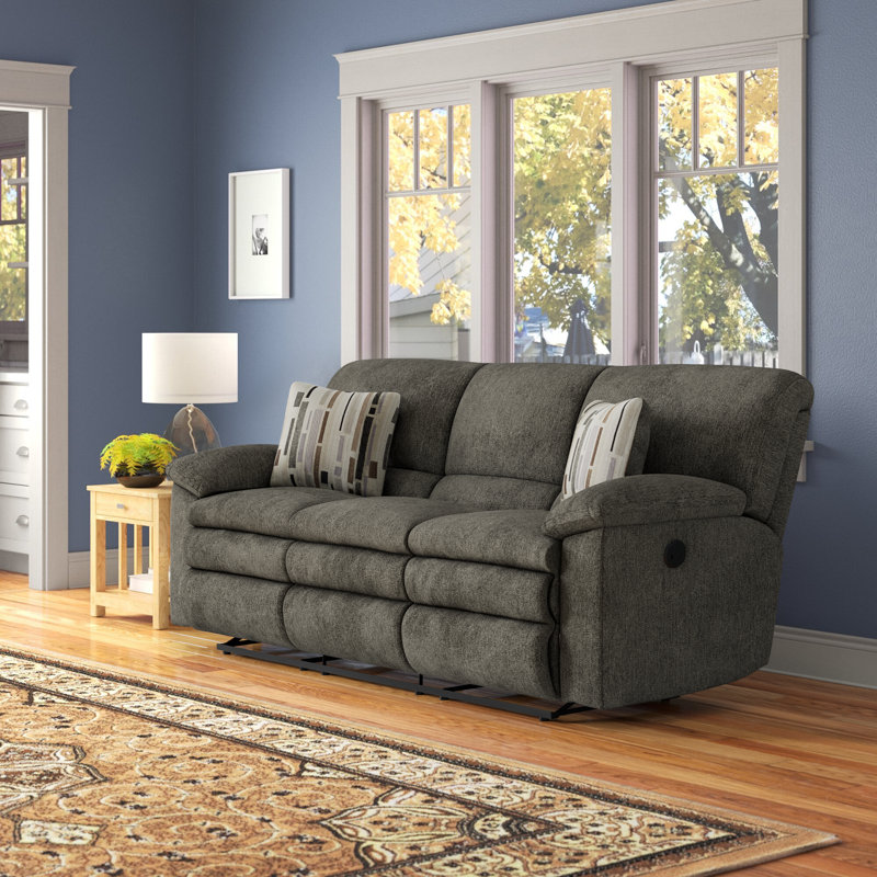 Annine Upholstered 85'' Reclining Sofa, Power