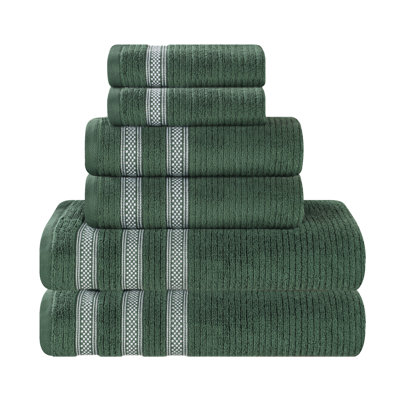 Ilseruth 6-Piece Zero-Twist Cotton Towel Set