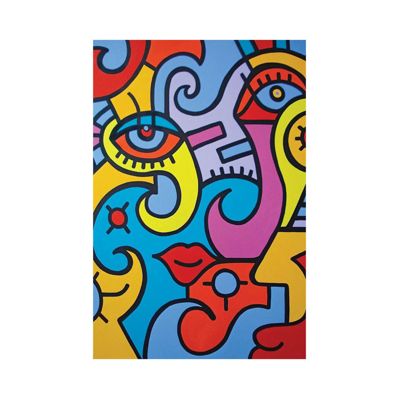Visual Candy by Billy The Artist - Print on Canvas, Wrapped Canvas, 66.04 cm H x 45.72 cm W x 1.91 cm D