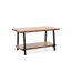 Table basse de 39 pouces en bois massif Furnish Home Store London, idéale pour le salon avec support