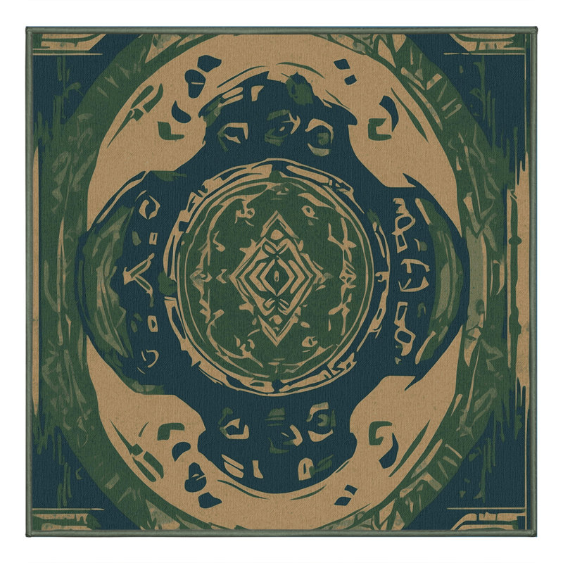 Eternal Hero Rug, Square 6'