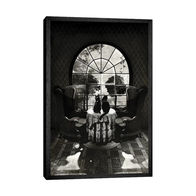 Ali Gulec by Ali Gulec - Floater Frame Gallery-Wrapped Canvas Giclée on Canvas, Black