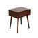Solid Wood  Nightstand Lux Nightstand with Drawers, 150 lbs Capacity, Table with Storage Drawers