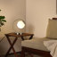Petite lampe de table en laiton brossé à 1 lumière pour lampe de table de chevet
