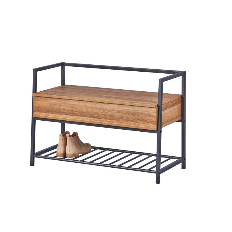 10 Pair Shoe Rack, Oak