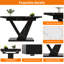 Extendable Metal Base Dining Table
