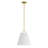 Vilna 1-Light Pendant in Brass-1414846582