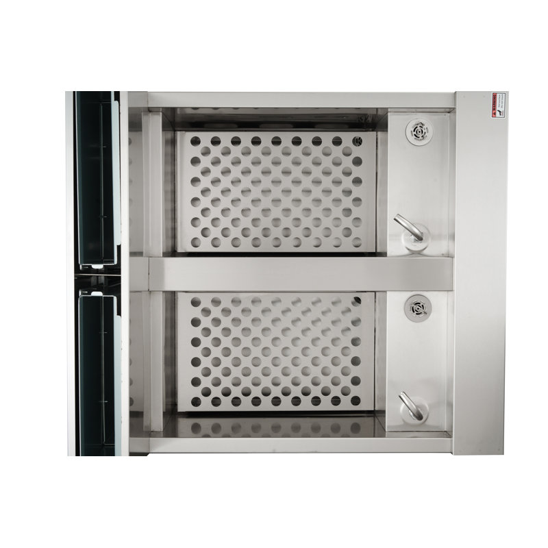 Cuiseur à pâtes commercial au gaz naturel en acier inoxydable 22 gallons avec 12 paniers et 140 000 BTU