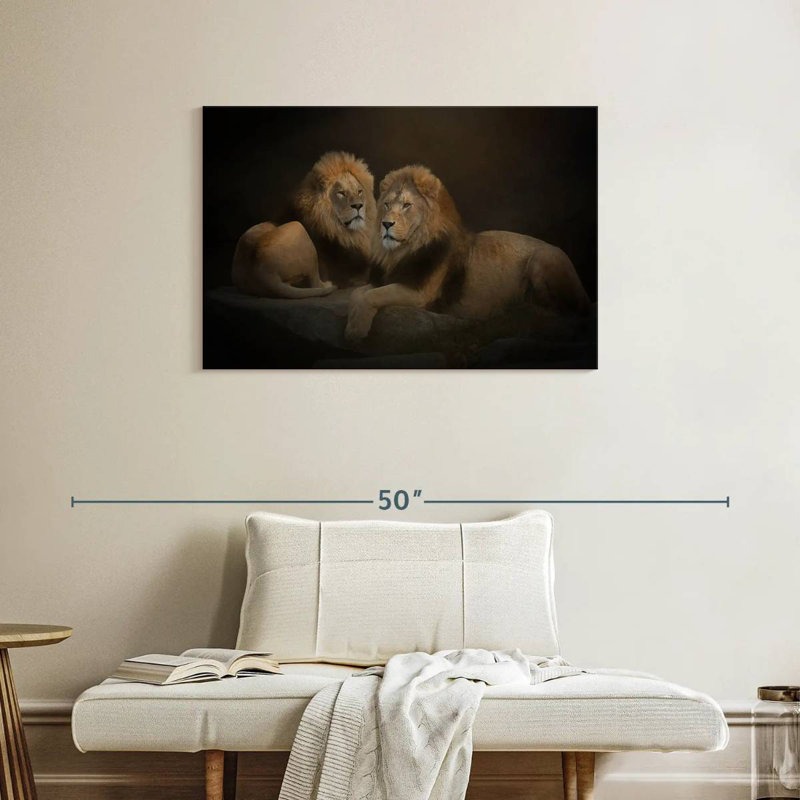 Lions simples Brampt, H 24 po x l 36 po