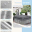 Couvercle de spa pour patio, d'une largeur maximale de 87 po x 87 po, housse de patio super coupe-vent