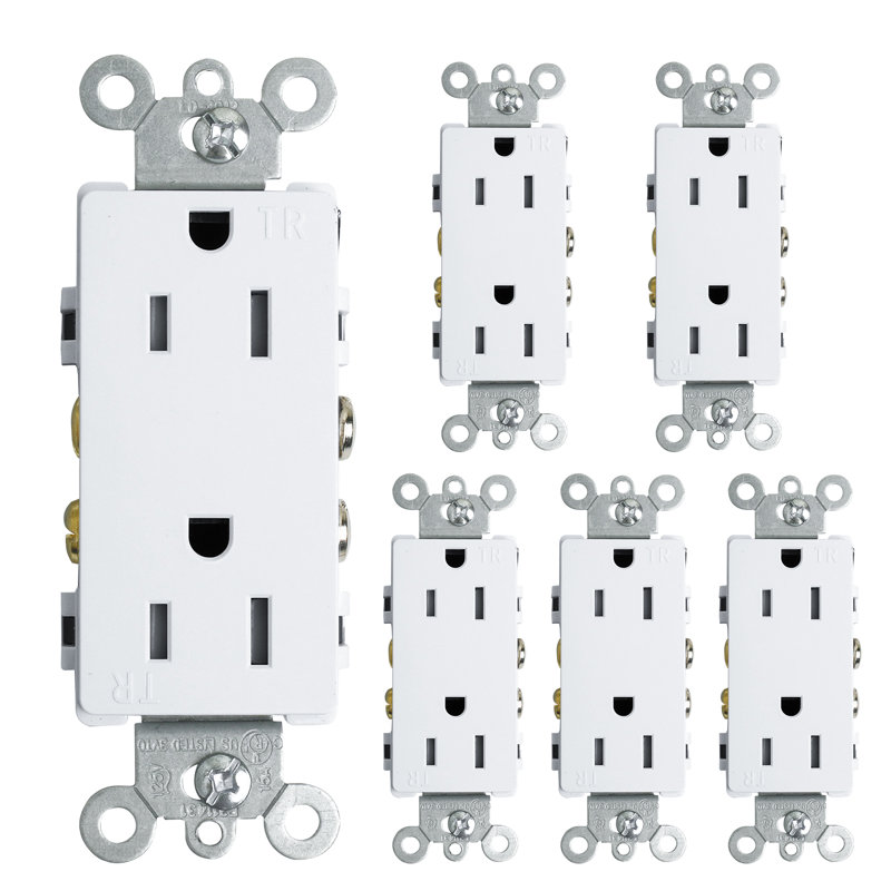 3012 3013 15 Tamper Resistant Duplex Outlet