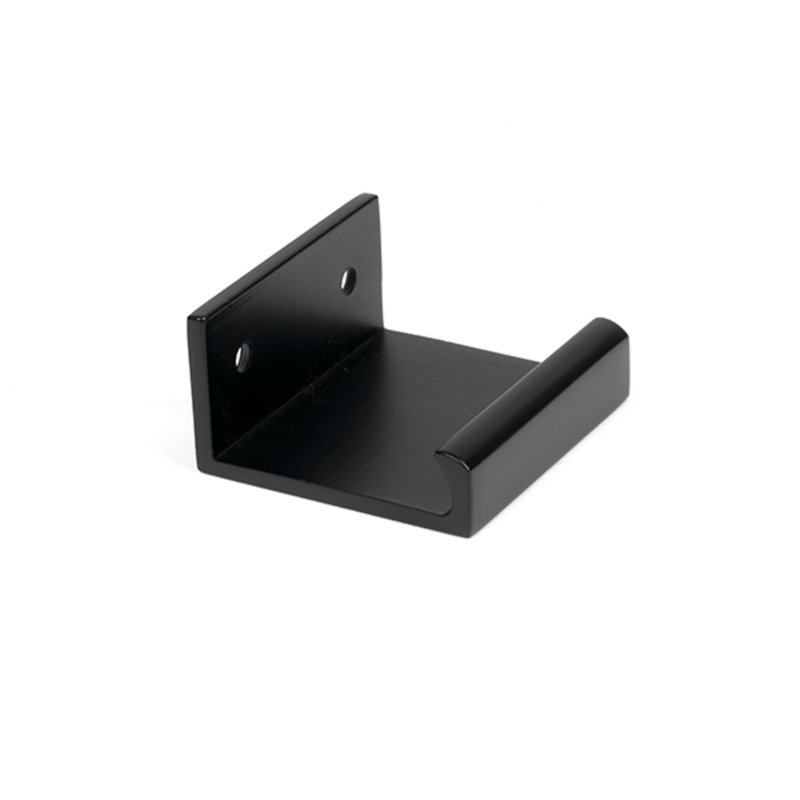 Polished Brass 50Mm Plain Edge Pull, 3 cm, Matt Black
