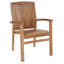 Greg Outdoor Teak Dining Armchair